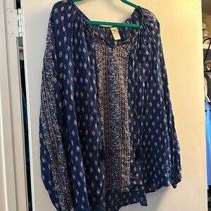 Faded glory XXL flowy blouse.